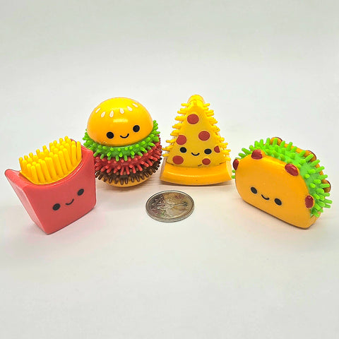 Spiky Fast Food Characters