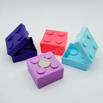 Boîtes à friandises creuses en plastique Lego Block
