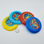 Toy Base Frisbee Disc Saucer 4Pk Super Hero