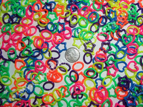 Mini Links for Charms in Neon Mix - Canadian Sugar Gliders