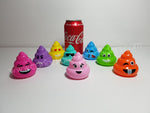 Animal Characters Hollow Plastic Poop Emojis 2.5" - Canadian Sugar Gliders