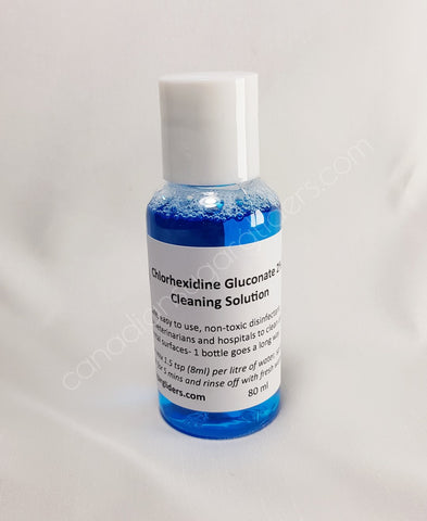 Chlorhexidine Gluconate 2% Cleaning Solution 80ml - Canadian Sugar Gliders
