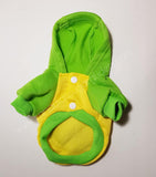 Dog Clothes BackPack Green Caterpillar - Canadian Sugar Gliders